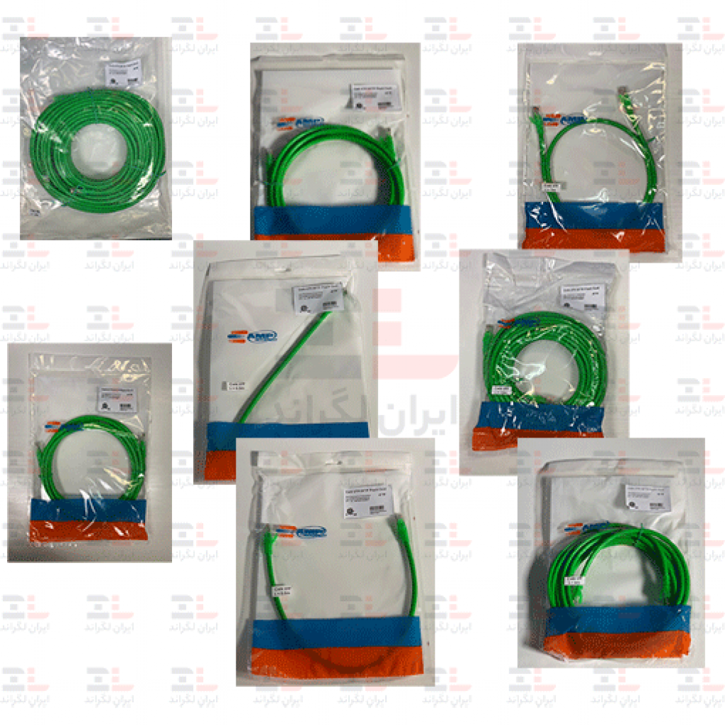 قیمت پچ کورد شبکه لگراند Cat6 UTP PVC سبز | 15 متری